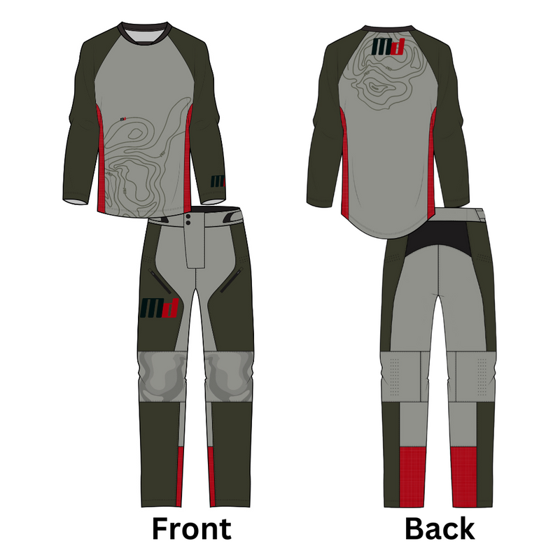 Elevate Adult Khaki/Grey Set