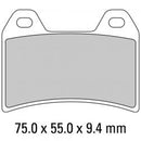 Brake Pads Ferodo  FDB2042ST 75X55X9.4