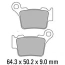 Brake Pads Ferodo FDB2165SG Sherco SE Rear 64.3x50.2x9mm