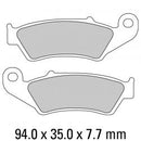 Brake Pads Ferodo FDB892EF 94x35x7.7mm