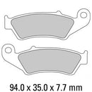 Brake Pads Ferodo FDB892SG Beta RR 2015> Front 94x35x7.7mm