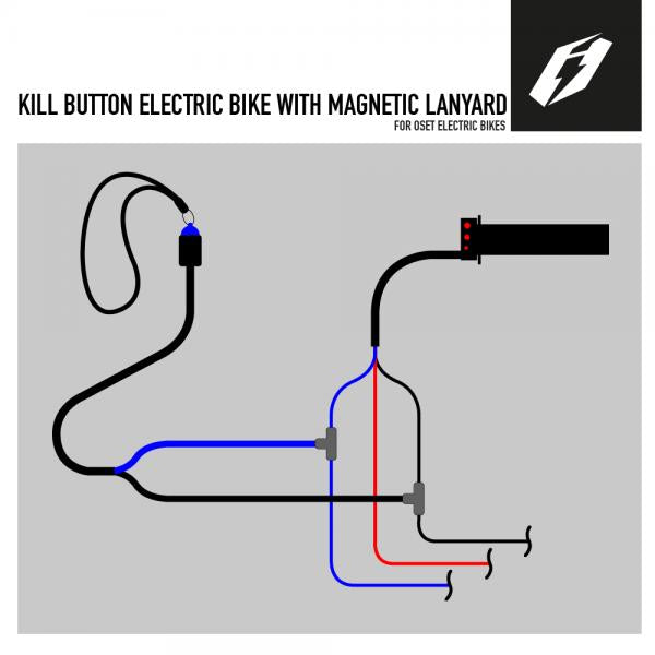 Lanyard Engine Kill Switch designed for Beta & Oset Elect, handy for petrol bikes.